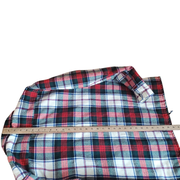 Vintage Thornhill Men's Red Plaid Shirt Jacket. Quilted Lining. 15-15 1/2. I0111 - Picture 9 of 11